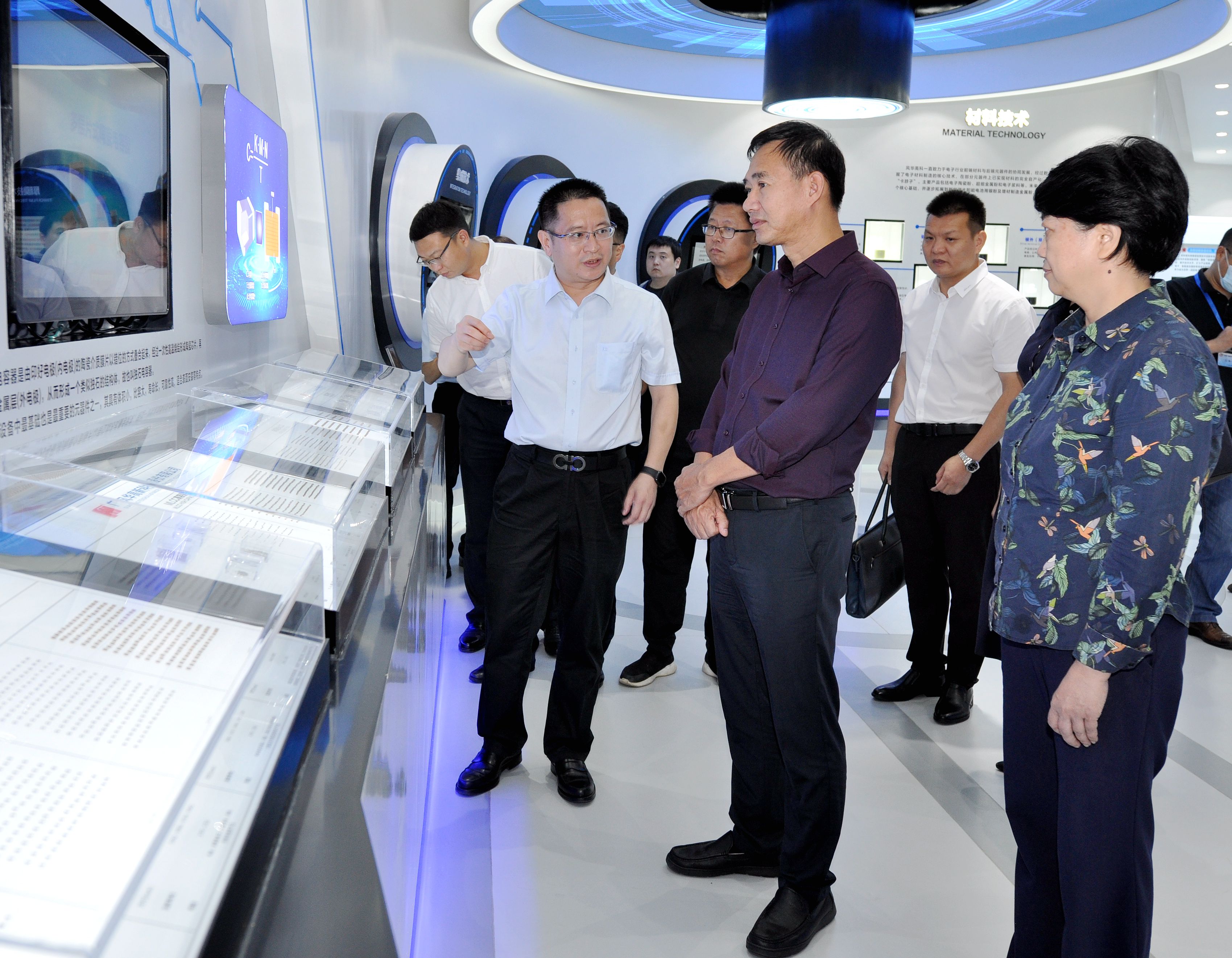 永州市委副書記、市長朱洪武帶隊考察風華高科